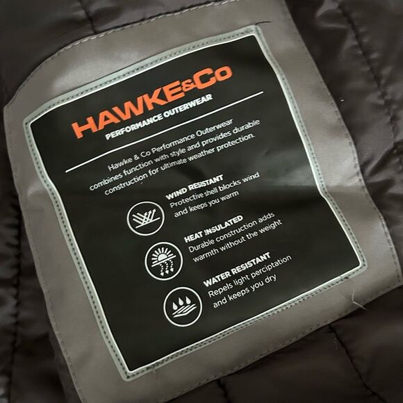 Hawke & Co. Mens Winter Coat Gray & Black Preloved Excellent Size XXL MSRP $225 - Picture 8 of 10